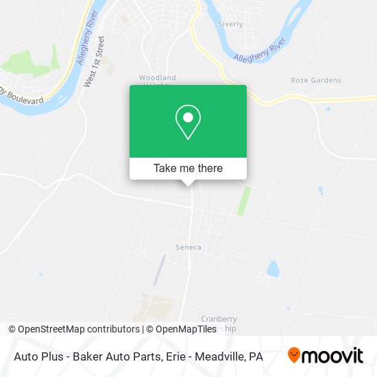 Auto Plus - Baker Auto Parts map