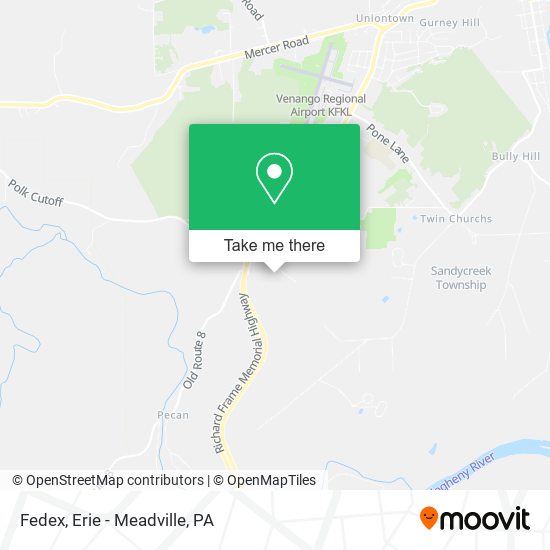 Mapa de Fedex