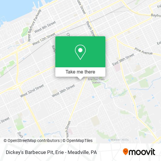 Dickey's Barbecue Pit map