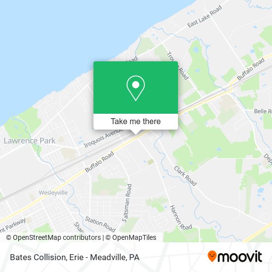 Bates Collision map