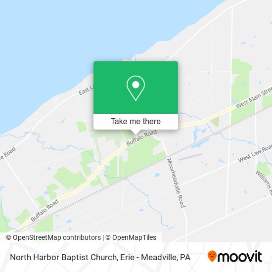 North Harbor Baptist Church map