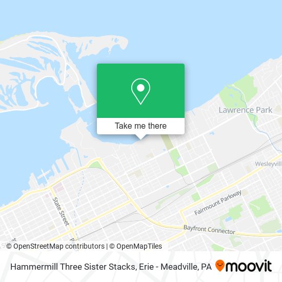 Mapa de Hammermill Three Sister Stacks