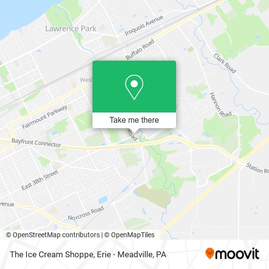 The Ice Cream Shoppe map