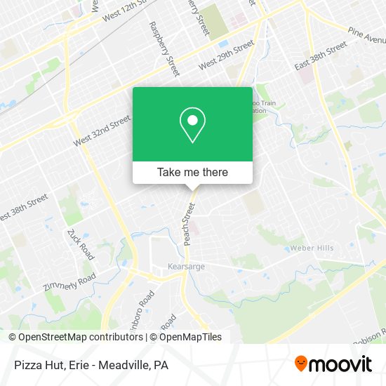 Mapa de Pizza Hut