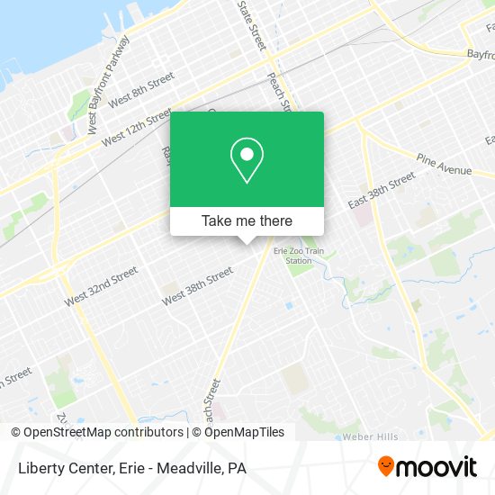 Liberty Center map
