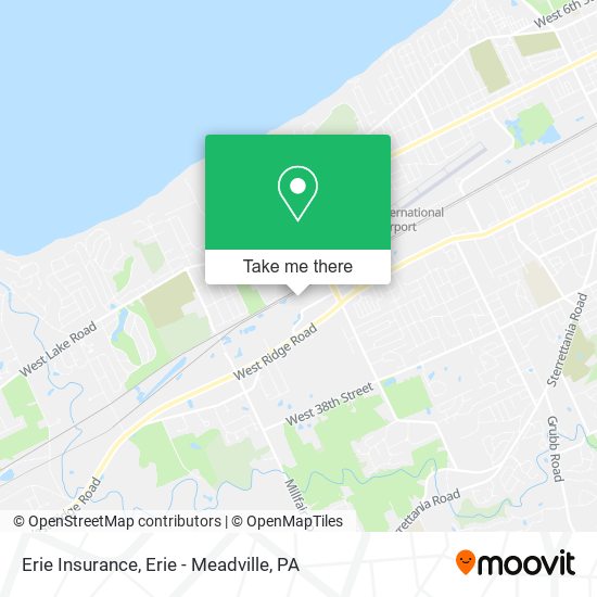 Mapa de Erie Insurance