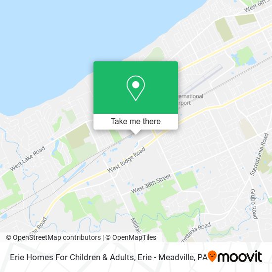 Mapa de Erie Homes For Children & Adults