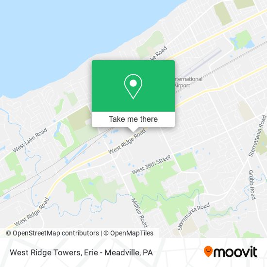 West Ridge Towers map