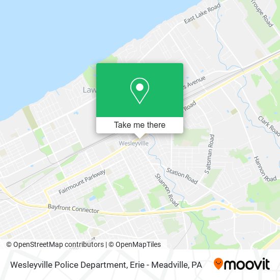 Mapa de Wesleyville Police Department