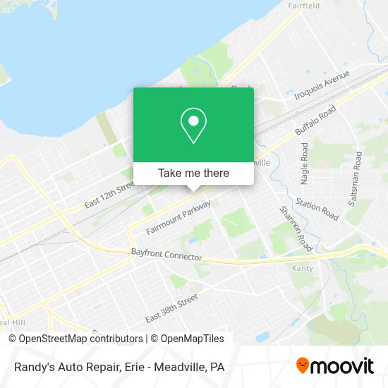 Randy's Auto Repair map