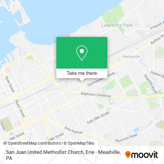 San Juan United Methodist Church map
