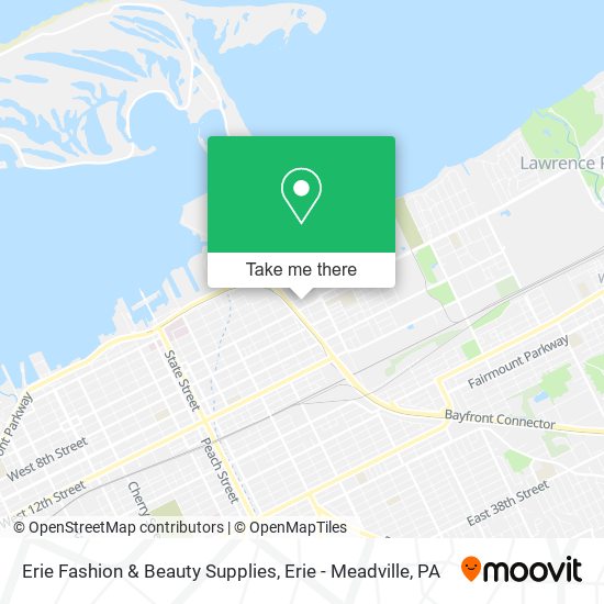 Erie Fashion & Beauty Supplies map
