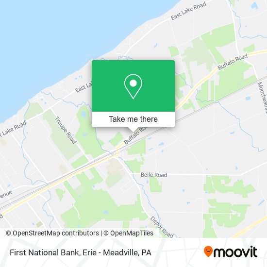 First National Bank map