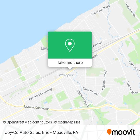 Joy-Co Auto Sales map