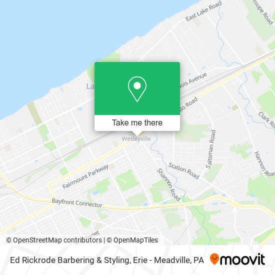 Ed Rickrode Barbering & Styling map
