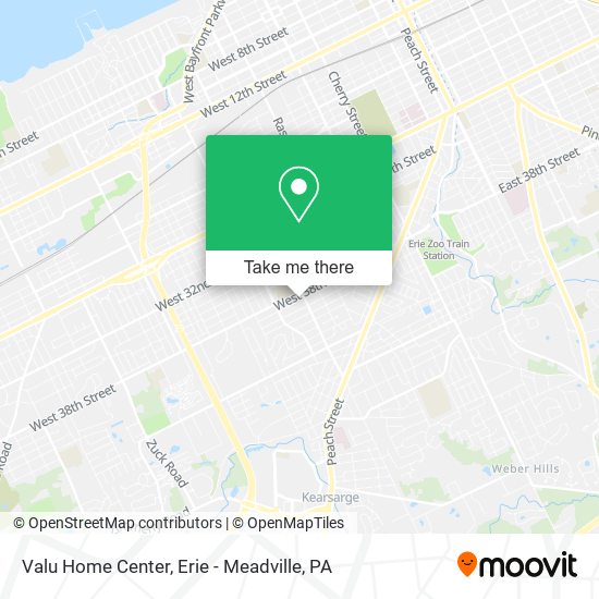 Valu Home Center map