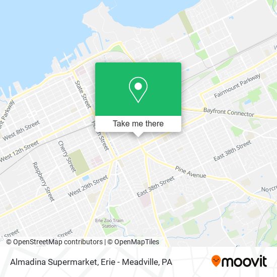 Mapa de Almadina Supermarket