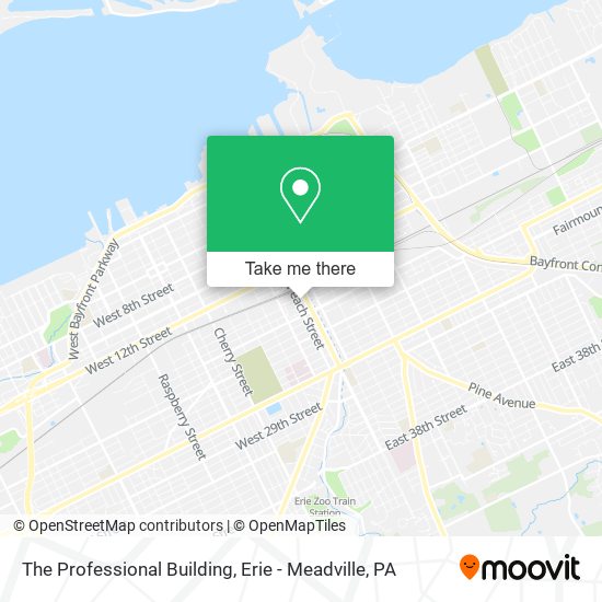 The Professional Building map