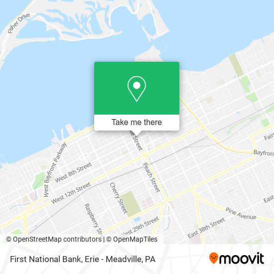 First National Bank map