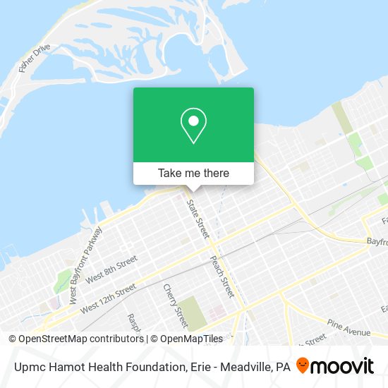 Mapa de Upmc Hamot Health Foundation