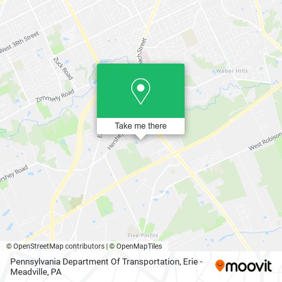 Pennsylvania Department Of Transportation map