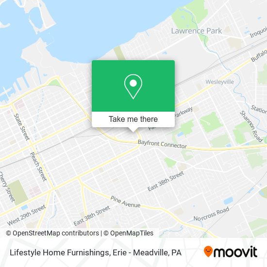Lifestyle Home Furnishings map