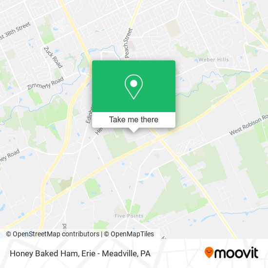 Mapa de Honey Baked Ham