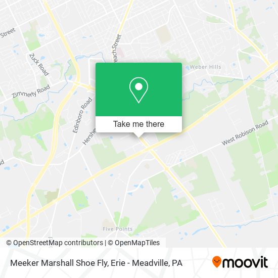 Mapa de Meeker Marshall Shoe Fly