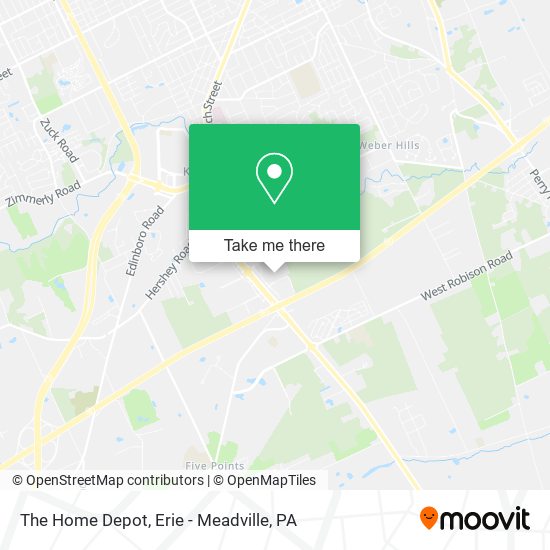 Mapa de The Home Depot