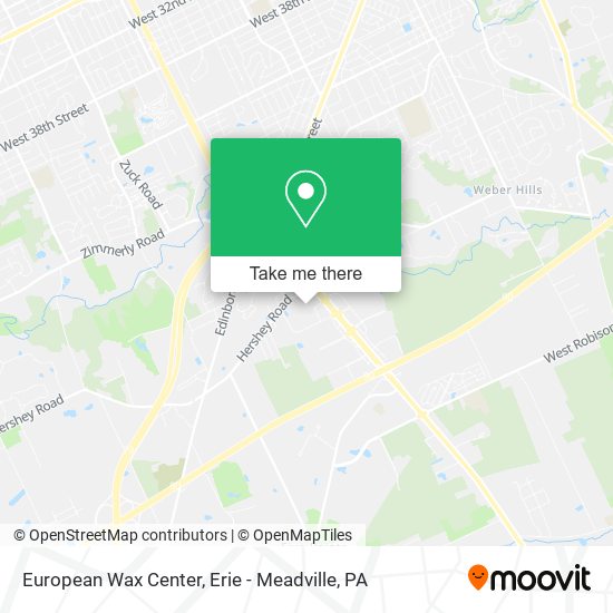 Mapa de European Wax Center