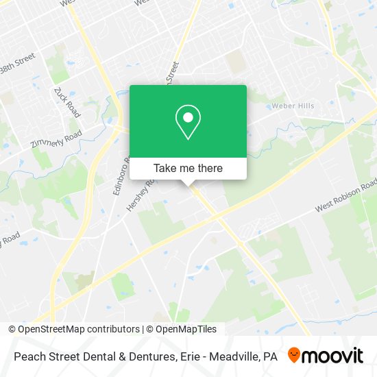 Peach Street Dental & Dentures map