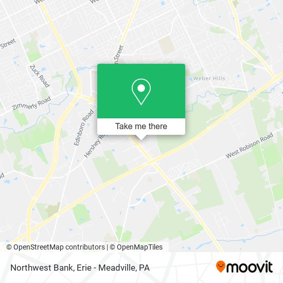 Northwest Bank map