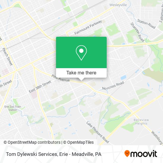 Tom Dylewski Services map
