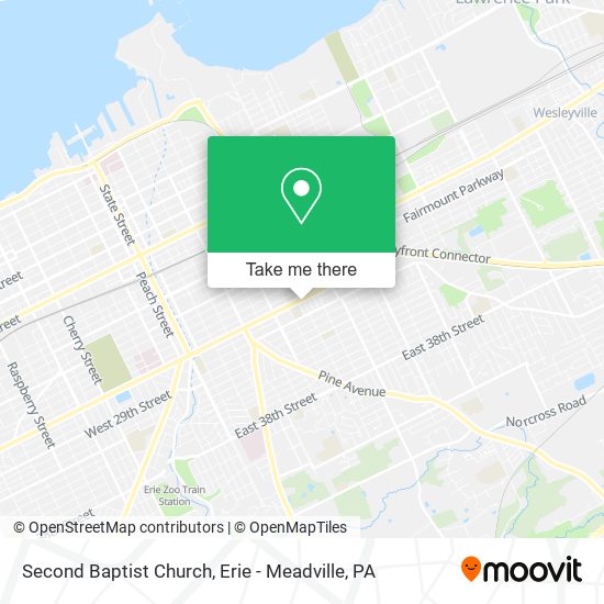 Mapa de Second Baptist Church