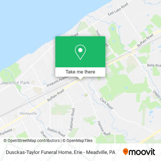 Dusckas-Taylor Funeral Home map