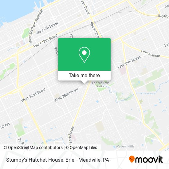 Stumpy's Hatchet House map