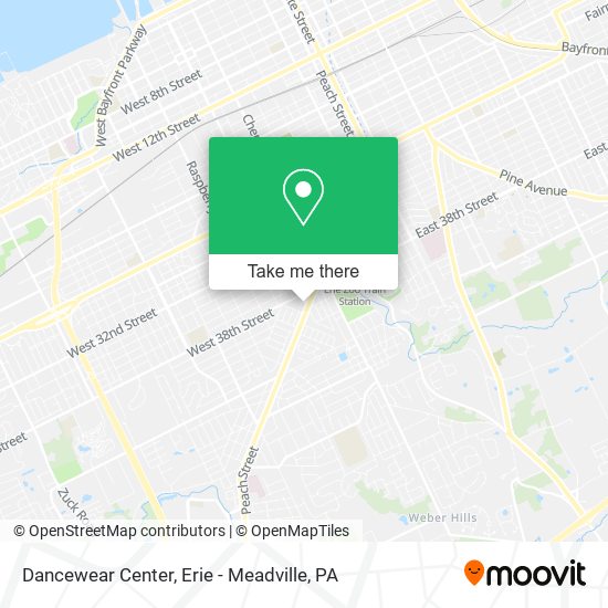 Dancewear Center map