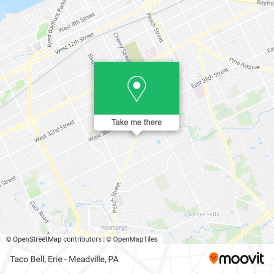 Mapa de Taco Bell