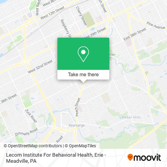 Lecom Institute For Behavioral Health map