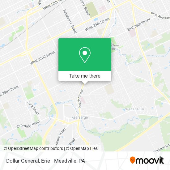 Mapa de Dollar General