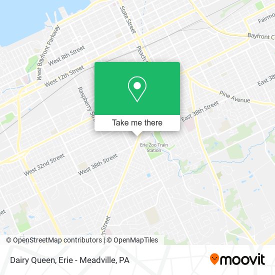 Mapa de Dairy Queen