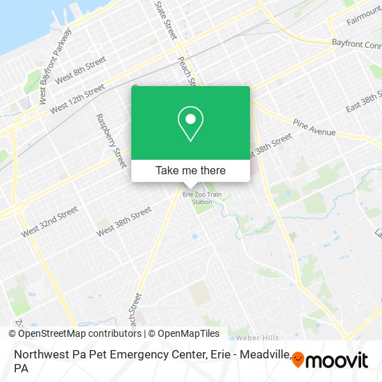 Northwest Pa Pet Emergency Center map