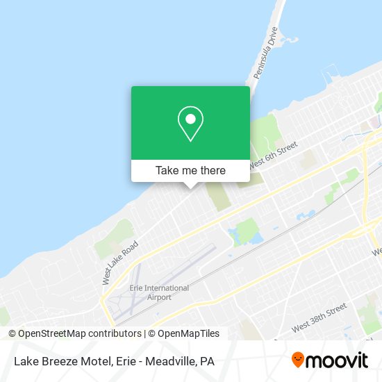 Lake Breeze Motel map