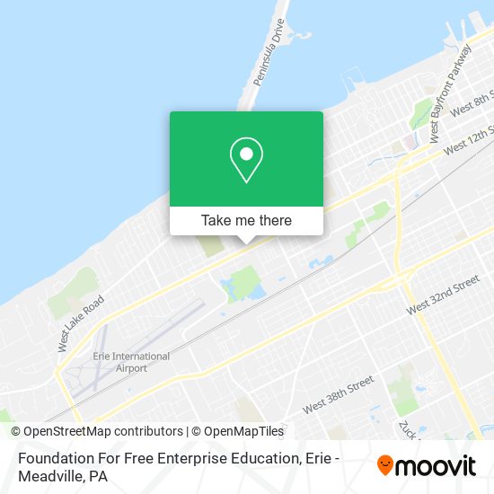 Foundation For Free Enterprise Education map