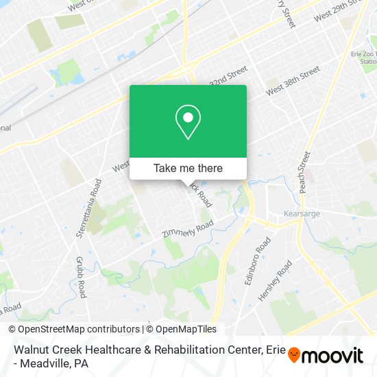 Mapa de Walnut Creek Healthcare & Rehabilitation Center