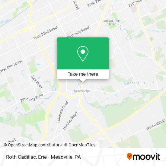 Mapa de Roth Cadillac