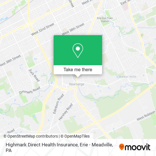 Highmark Direct Health Insurance map