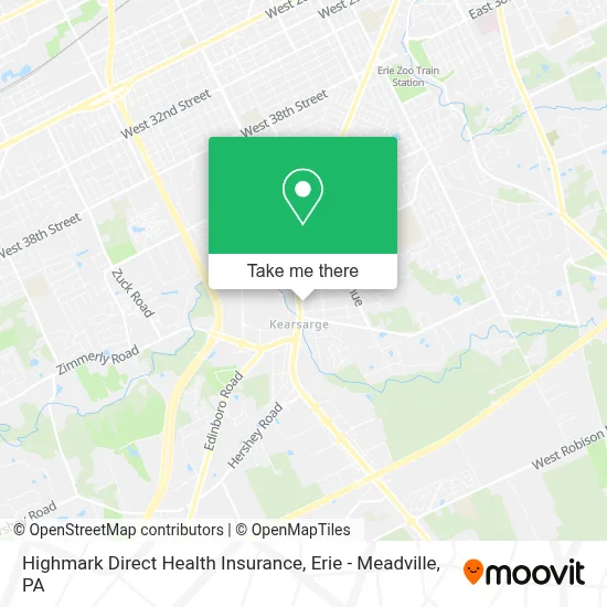 Highmark Direct Health Insurance map