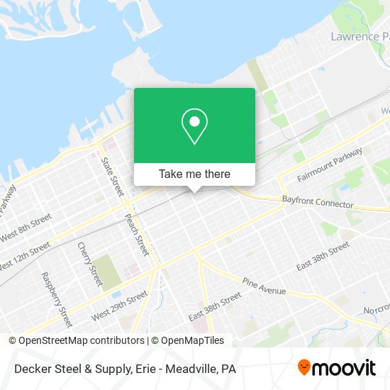 Mapa de Decker Steel & Supply