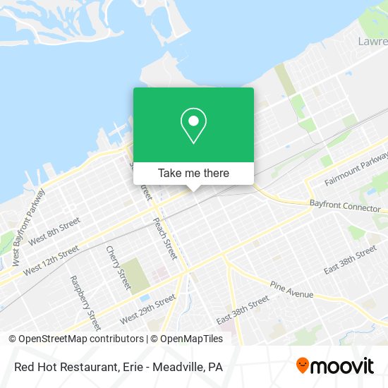 Mapa de Red Hot Restaurant
